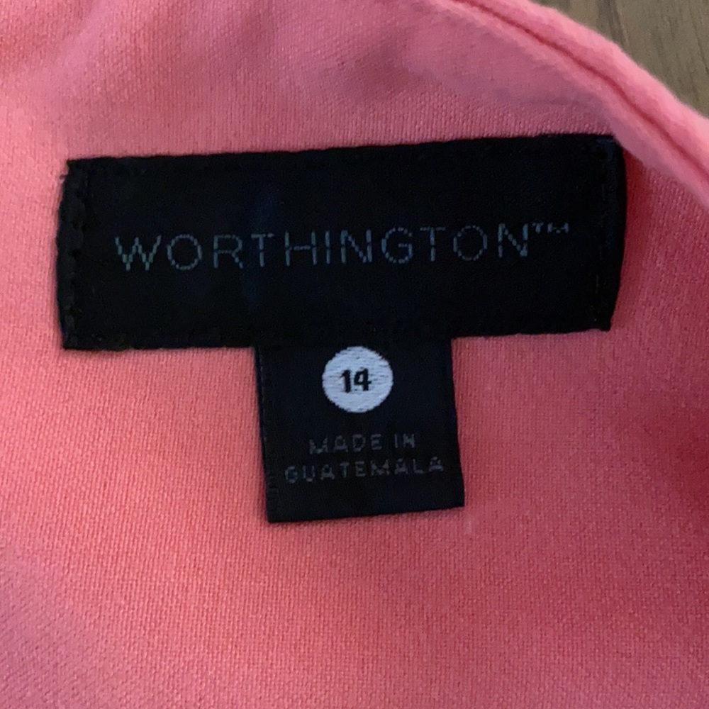 Light coral pink pencil skirt - Picture 2 of 5
